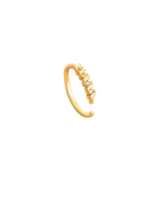 Personalized diamond-encrusted nose stud