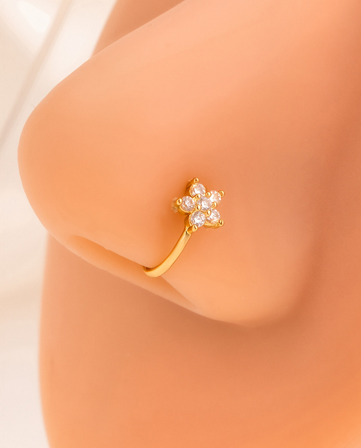 flower nose ring wear