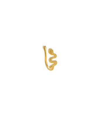 Snake-Shaped Fake Nose Ring