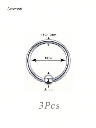 Eyebrow ring 10mm