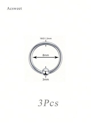Eyebrow ring 8mm