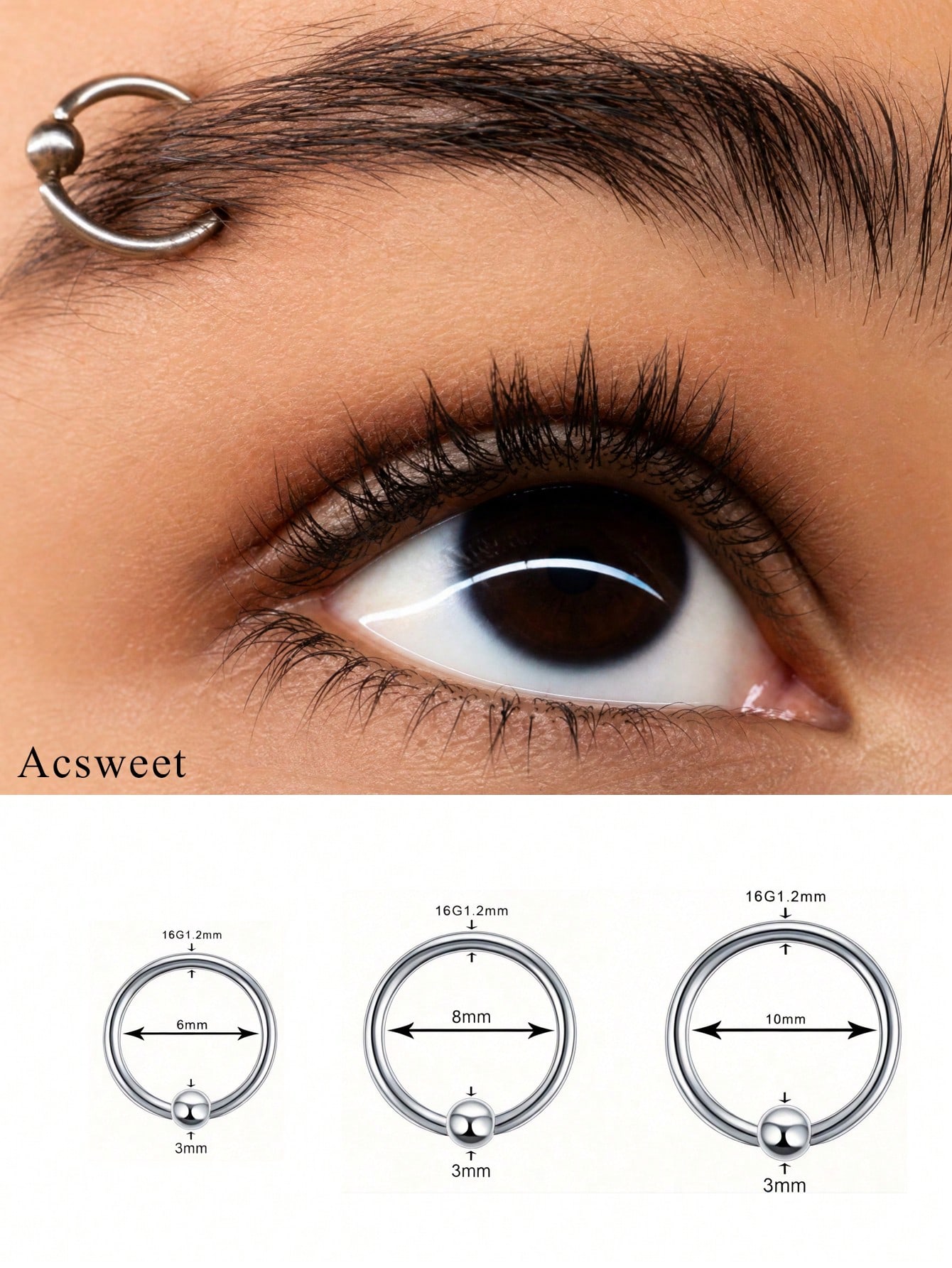 Eyebrow ring