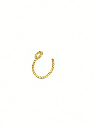 Twisted L-Shaped Nose Stud